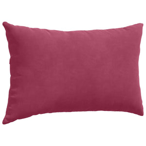 Weinrote Cord Sofakissen 50x30cm, 2er Set
