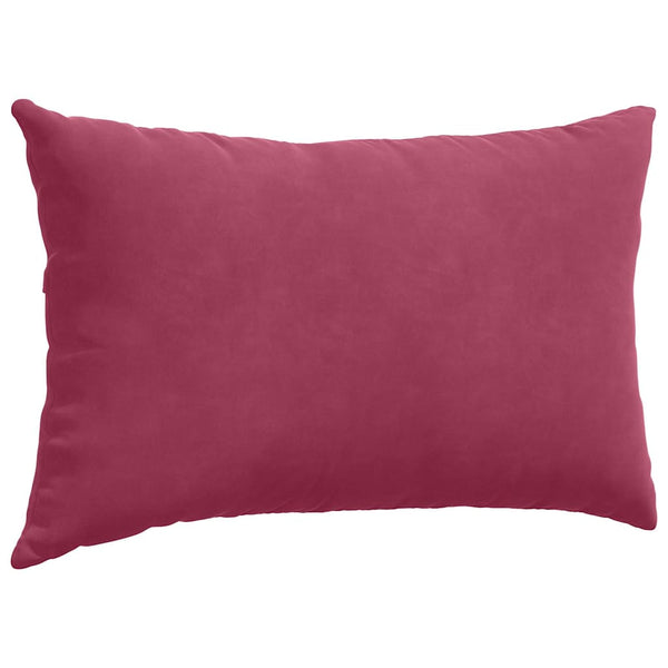 Weinrote Cord Sofakissen 50x30cm, 2er Set