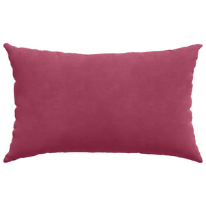 Weinrote Cord Sofakissen 50x30cm, 2er Set