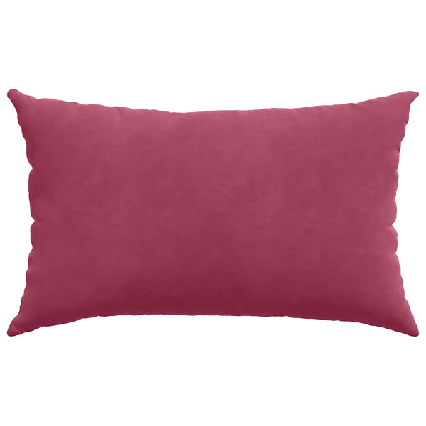 Weinrote Cord Sofakissen 50x30cm, 2er Set