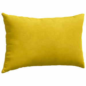 Gelbe Cord Sofakissen 50x30cm, 2er-Set