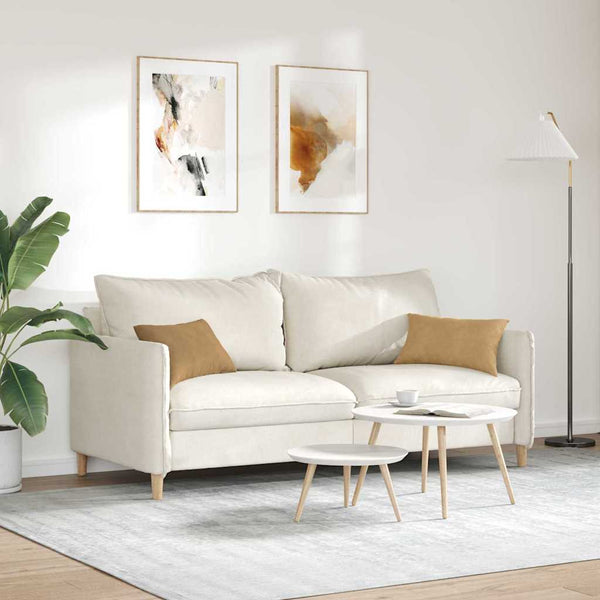 Sofakissen 2er Set Braun Cord 50x30 cm