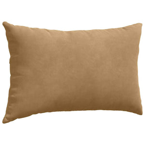 Sofakissen 2er Set Braun Cord 50x30 cm