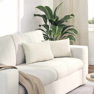 Sofakissen Creme Cord 50x30cm 2er Set