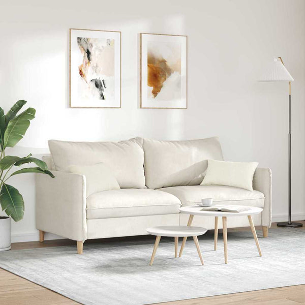 Sofakissen Creme Cord 50x30cm 2er Set