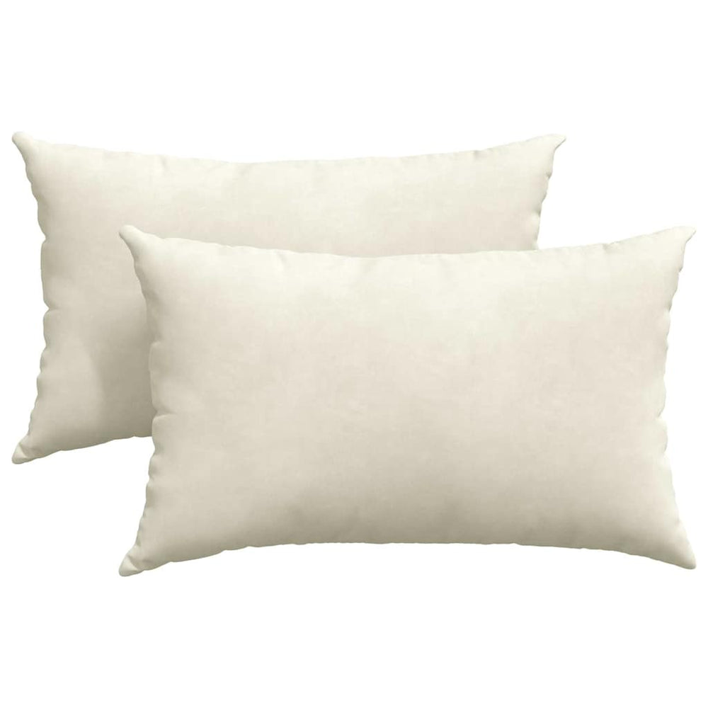 Sofakissen Creme Cord 50x30cm 2er Set