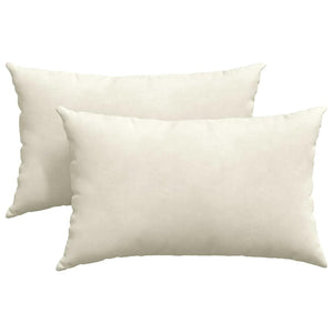 Sofakissen Creme Cord 50x30cm 2er Set