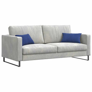 2er-Set Sofakissen Polizeiblau Cord 50x30 cm