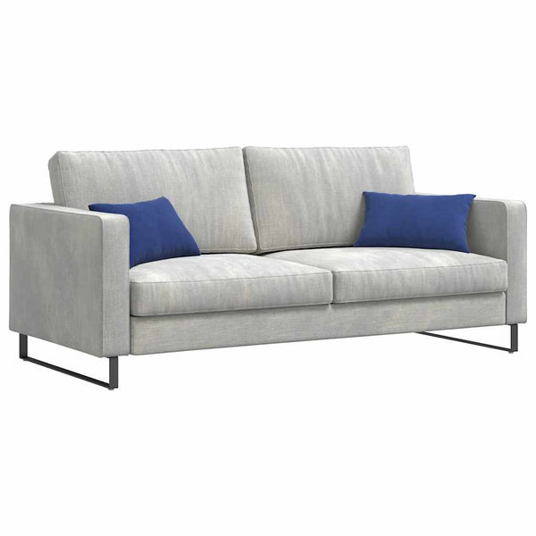 2er-Set Sofakissen Polizeiblau Cord 50x30 cm