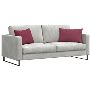 Sofakissen 2er Set Weinrot 60x40 cm