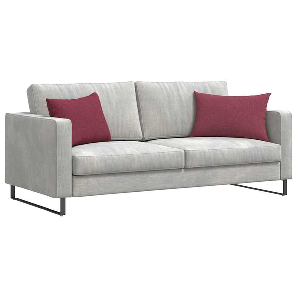 Sofakissen 2er Set Weinrot 60x40 cm