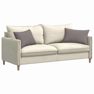 Sofakissen 2er Set Taupe 60x40 cm
