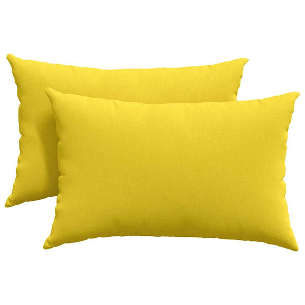 Sofakissen 2er Set Hellgelb 60x40 cm