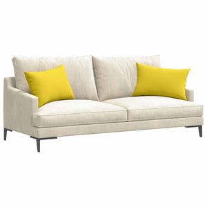Sofakissen 2er Set Hellgelb 60x40 cm