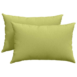 vidaXL Coussins de canapé 2 pcs Vert clair 60 x 40 cm Tissu