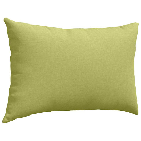 vidaXL Coussins de canapé 2 pcs Vert clair 60 x 40 cm Tissu
