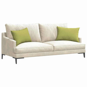 vidaXL Coussins de canapé 2 pcs Vert clair 60 x 40 cm Tissu