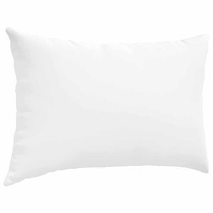 vidaXL Coussins de canapé 2 pcs Blanc 60 x 40 cm Tissu