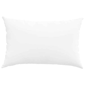 vidaXL Coussins de canapé 2 pcs Blanc 60 x 40 cm Tissu