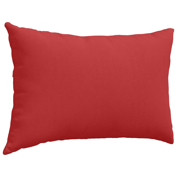 vidaXL Coussins de canapé 2 pcs Rouge 60 x 40 cm Tissu