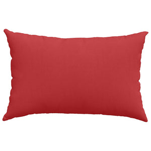 vidaXL Coussins de canapé 2 pcs Rouge 60 x 40 cm Tissu