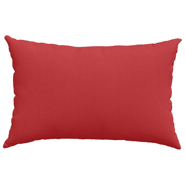 vidaXL Coussins de canapé 2 pcs Rouge 60 x 40 cm Tissu