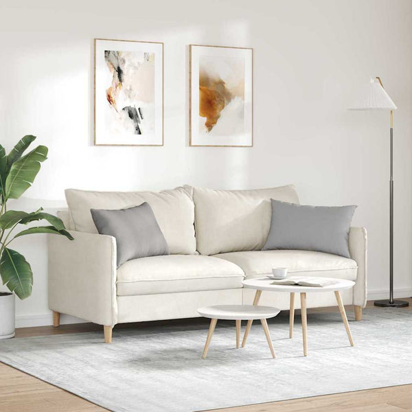 Sofakissen 2er Set Wolkengrau 60x40 cm