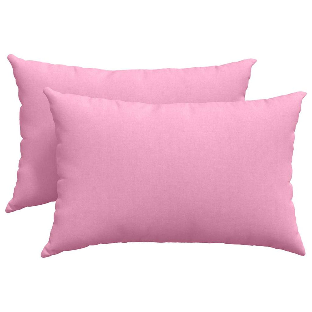 Sofakissen 2er Set Rosa 60x40 cm