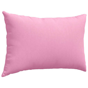 vidaXL Coussins de canapé 2 pcs Rose 60 x 40 cm Tissu