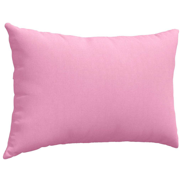 vidaXL Coussins de canapé 2 pcs Rose 60 x 40 cm Tissu