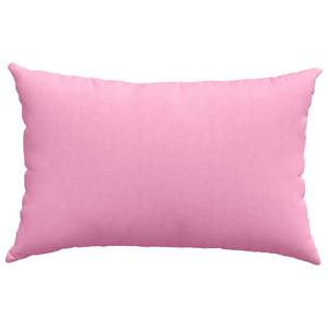 vidaXL Coussins de canapé 2 pcs Rose 60 x 40 cm Tissu
