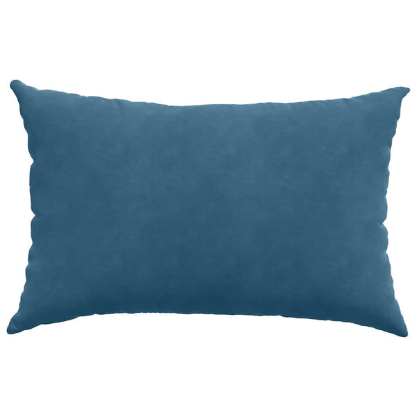 Sofakissen 2er Set Blau Cord 60x40 cm