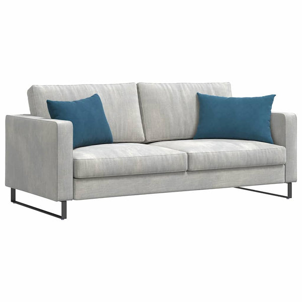 Sofakissen 2er Set Blau Cord 60x40 cm