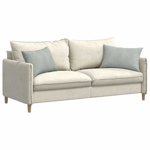 vidaXL Coussins de canapé 2 pcs Gris clair 60x40 cm Tissu côtelé