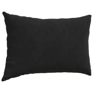 Sofakissen 2er Set Schwarz Cord 60x40 cm