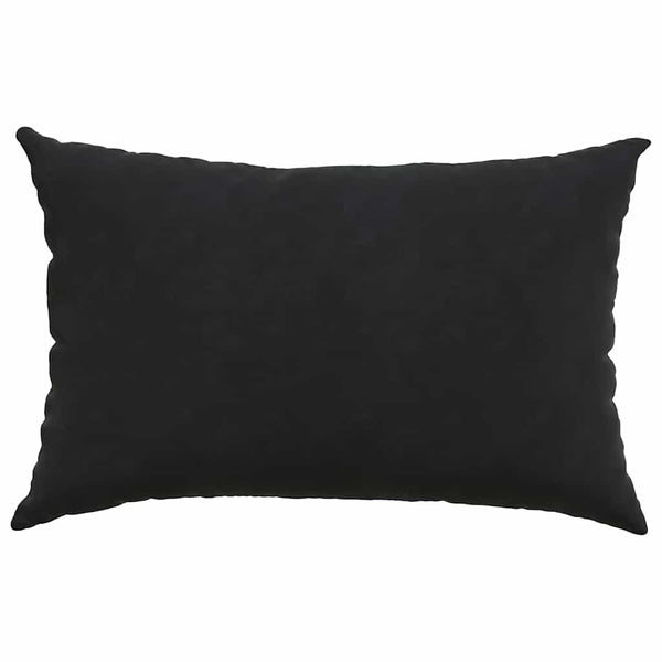Sofakissen 2er Set Schwarz Cord 60x40 cm