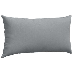 Sofakissen 2er Set Hellgrau 80x40 cm