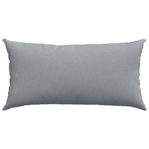 Sofakissen 2er Set Hellgrau 80x40 cm