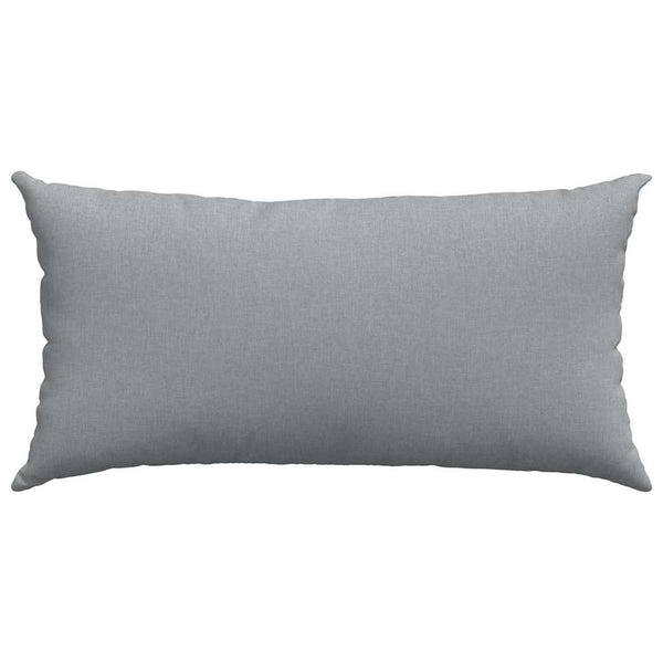 Sofakissen 2er Set Hellgrau 80x40 cm