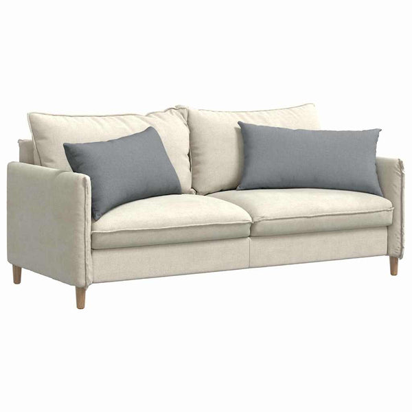 Sofakissen 2er Set Hellgrau 80x40 cm