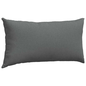 Sofakissen 2er Set Dunkelgrau 80x40 cm