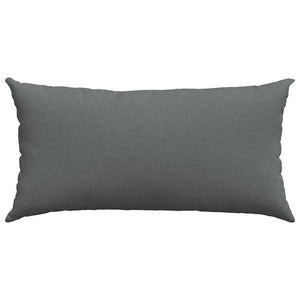 Sofakissen 2er Set Dunkelgrau 80x40 cm