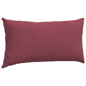 Weinrote Sofakissen, 80x40 cm, 2er-Set