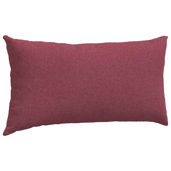 Weinrote Sofakissen, 80x40 cm, 2er-Set