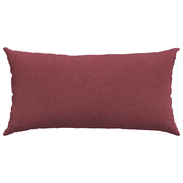 Weinrote Sofakissen, 80x40 cm, 2er-Set