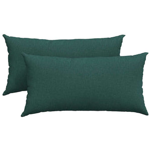 Sofakissen 2er Set Dunkelgrün 80x40 cm