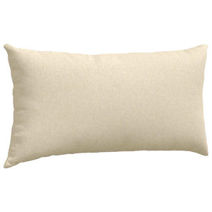 Sofakissen 2er-Set Creme 80x40 cm
