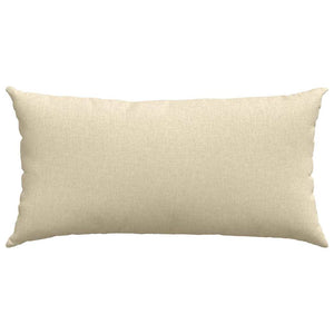 Sofakissen 2er-Set Creme 80x40 cm