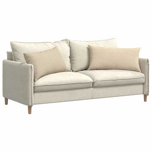 Sofakissen 2er-Set Creme 80x40 cm