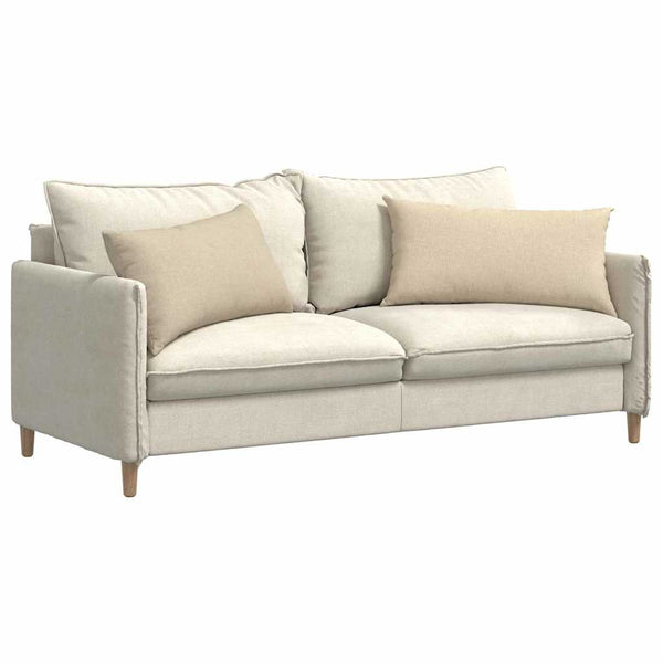 Sofakissen 2er-Set Creme 80x40 cm